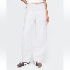 Gap high rise barrel jeans